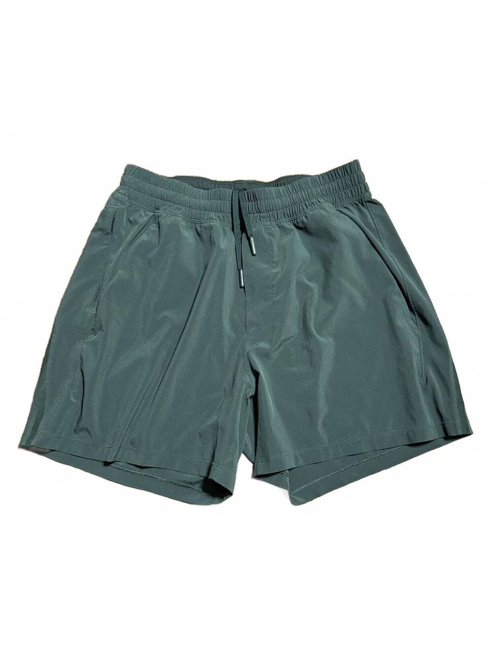 lululemon Pace Breaker 5" Linerless Shorts Mens S Green LM7B86S Athletic Hiking
